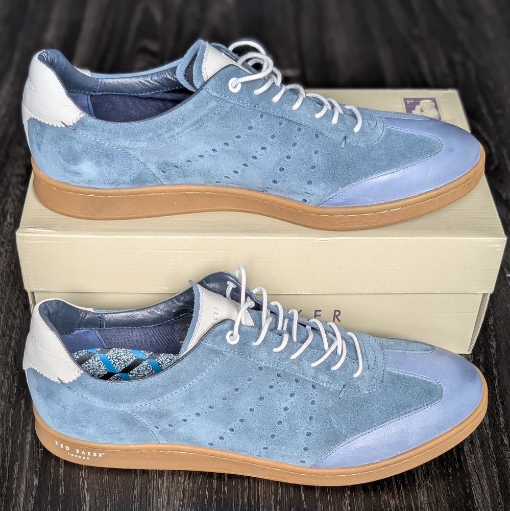 Ted Baker Orlees, Size 12M, light blue/white/gum